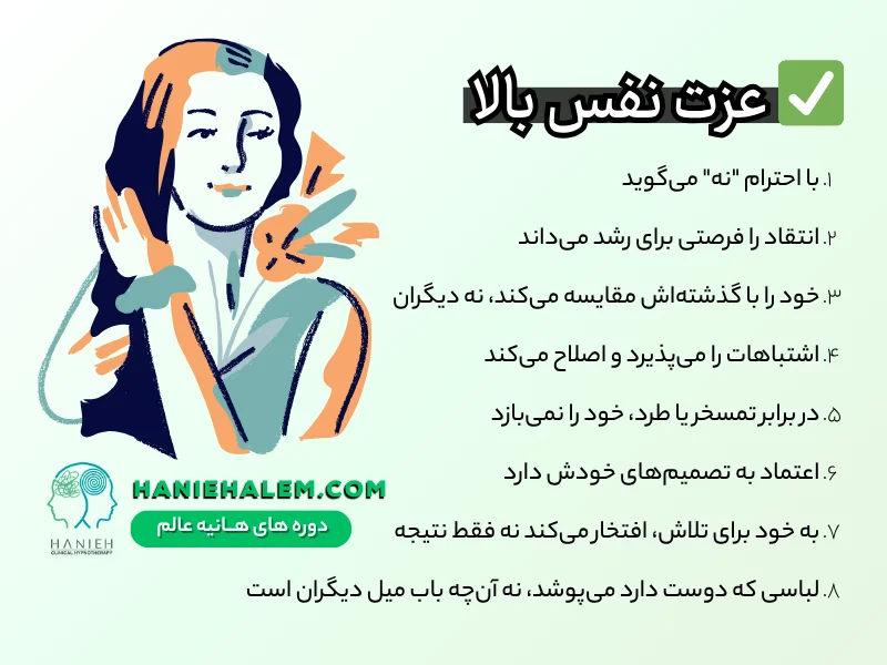 مثال برای عزت نفس بالا