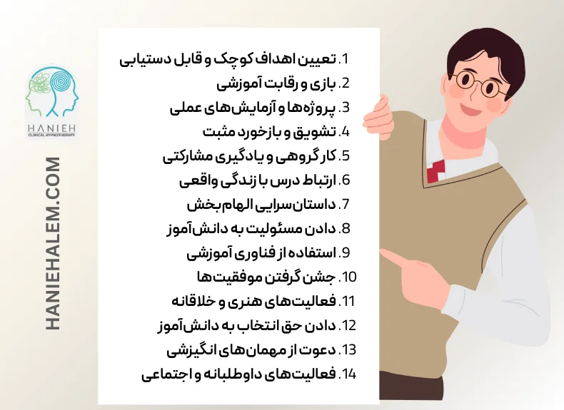 ایجاد انگیزه در دانش آموزان